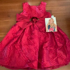 Sweet Heart Rose Red Tafetta Dress